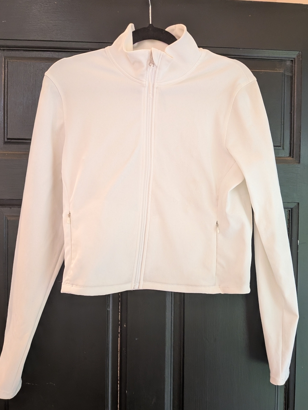 Cute Cropped Fitted Workout Jacket Kyodan 34" Zip Front